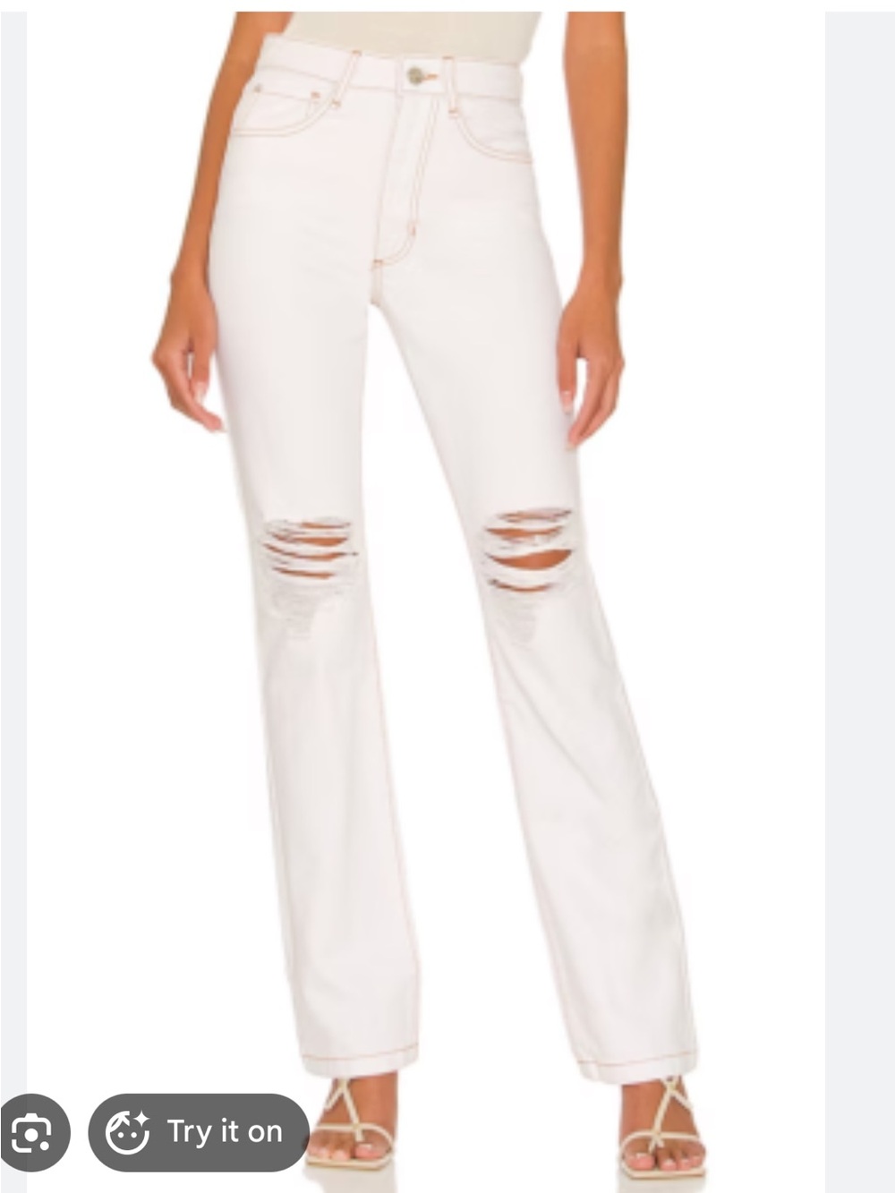WeWoreWhat straight leg jeans